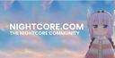 Discovery splash banner for Nightcore • Lo-fi • Slowed & Reverb | The Nightcore Network Discord server