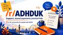 Discovery splash banner for ADHD UK Subreddit Discord server