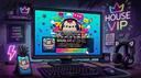 Discovery splash banner for House Vip 24/7 Discord server