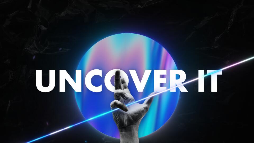Discovery splash banner for Uncover it Discord server