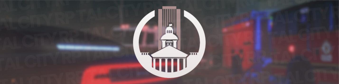 Discovery splash banner for Tallahassee City Roleplay Discord server