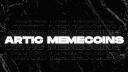 Discovery splash banner for ARTIC MEMECOINS Discord server
