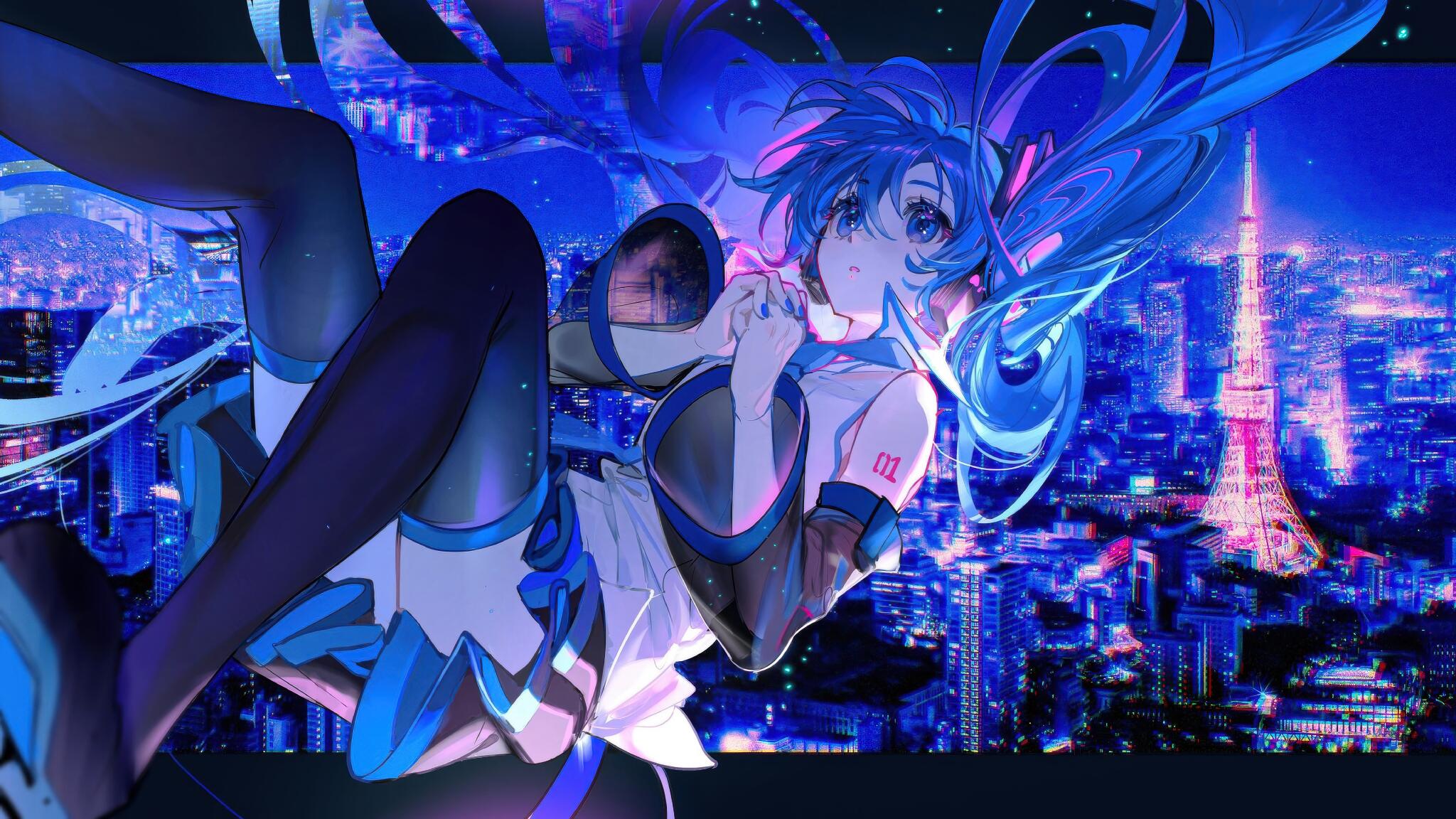 Discovery splash banner for Hatsune Miku Lovers Discord server