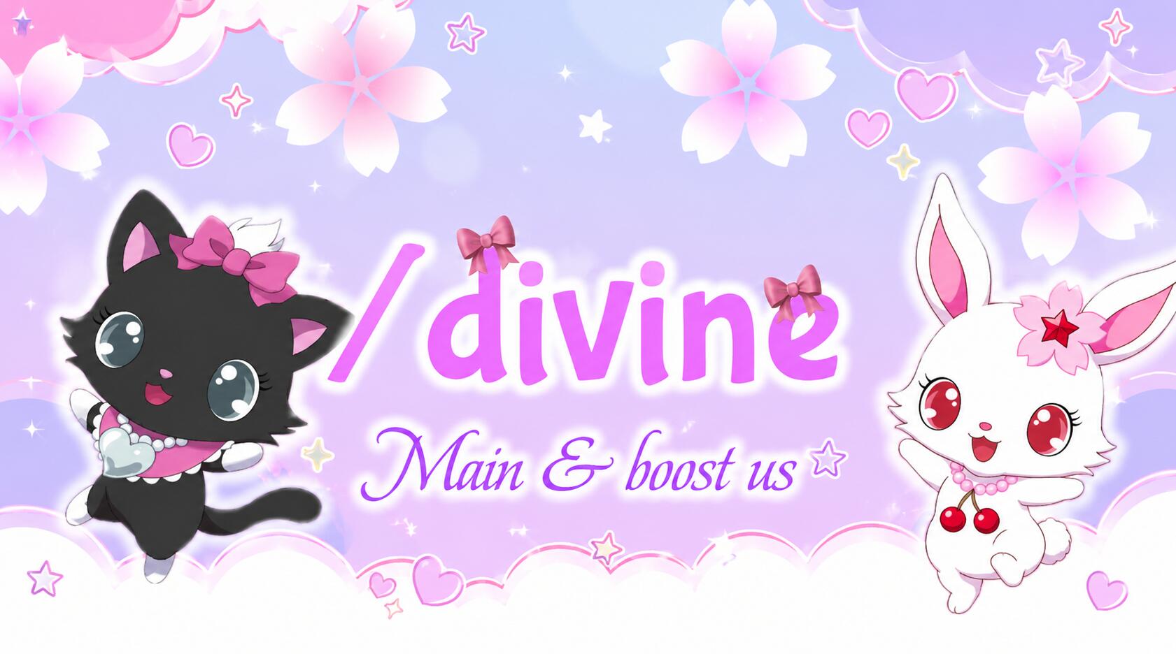 Discovery splash banner for ʚ﹒divin𝑒﹒੭ৎ﹒ Discord server