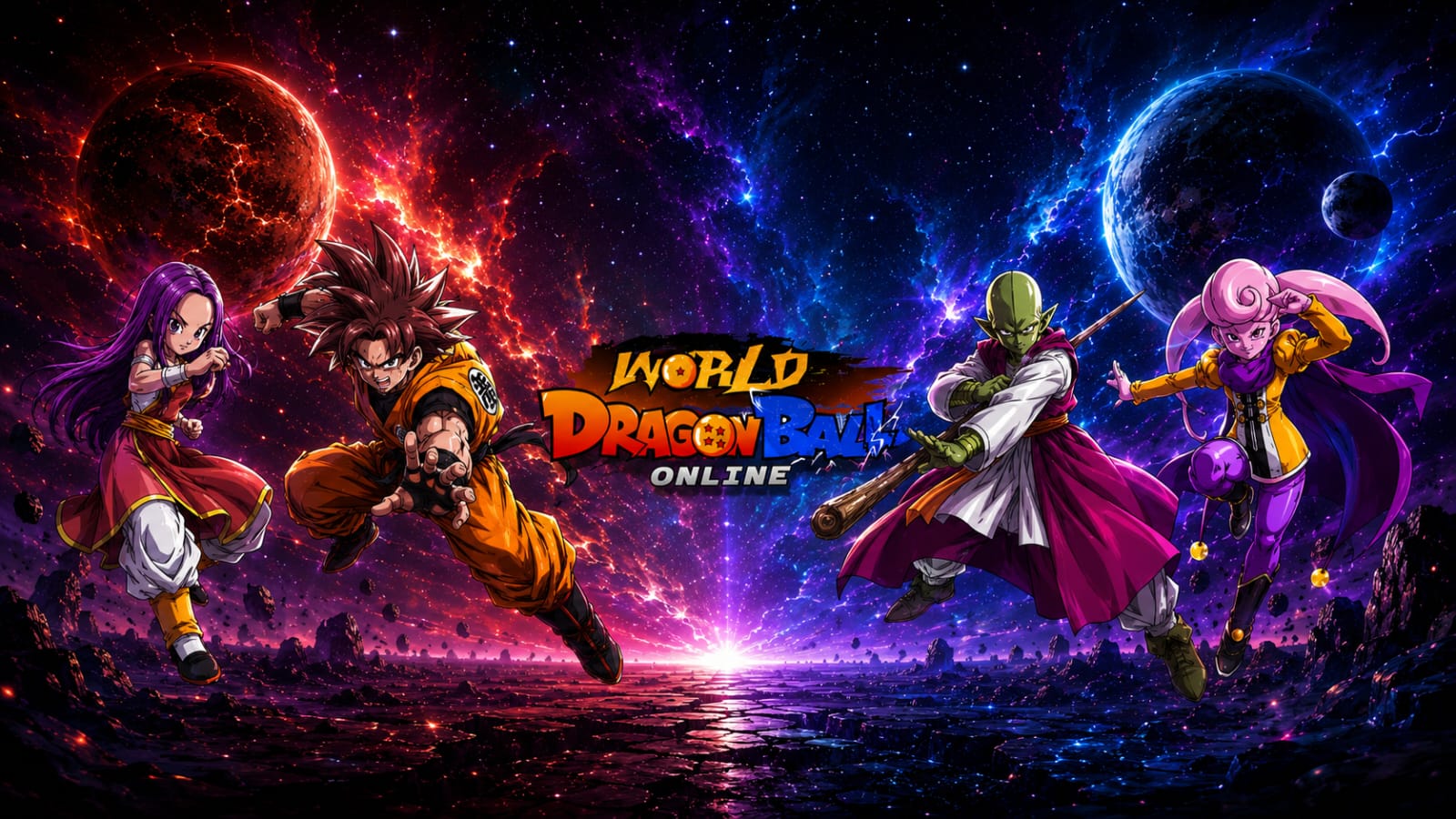 Discovery splash banner for Dragon Ball Online — World v4.6 Discord server