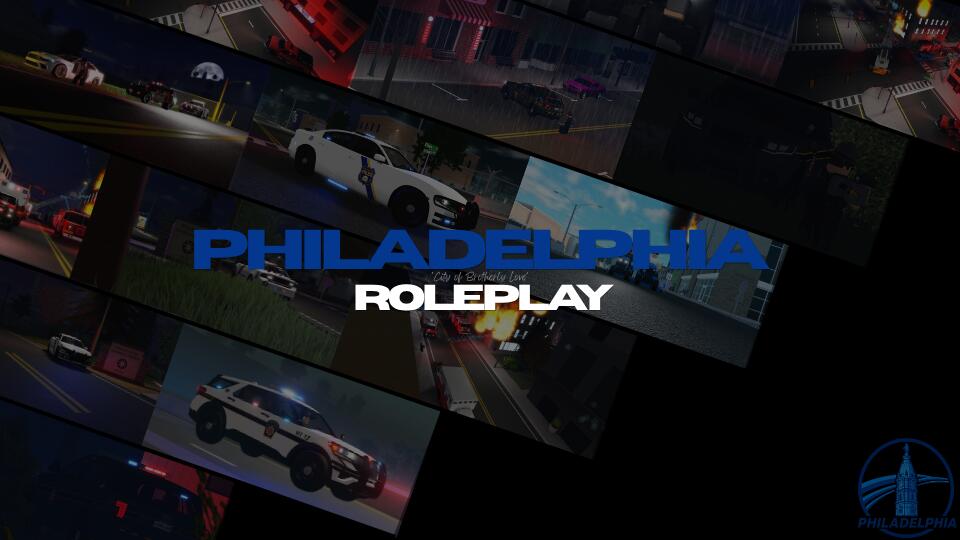 Discovery splash banner for Philadelphia Roleplay Discord server