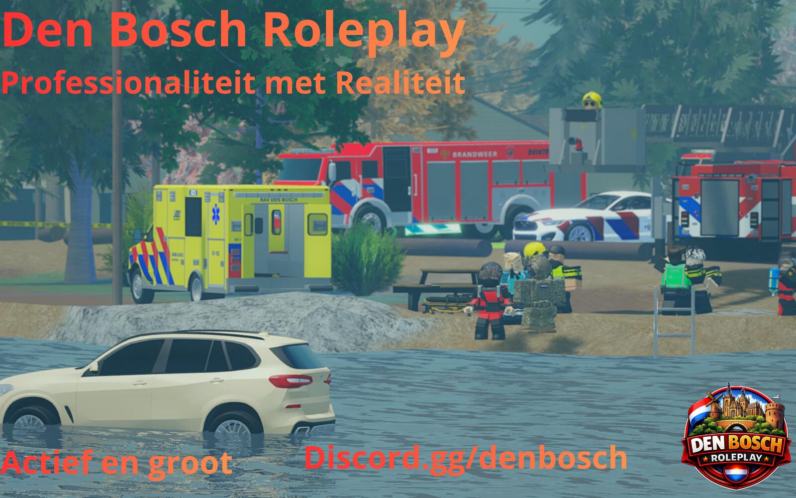Discovery splash banner for Dutch Den Bosch Roleplay II DDBRP Discord server