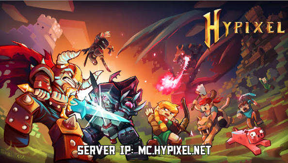 Discovery splash banner for Hypixel Discord server