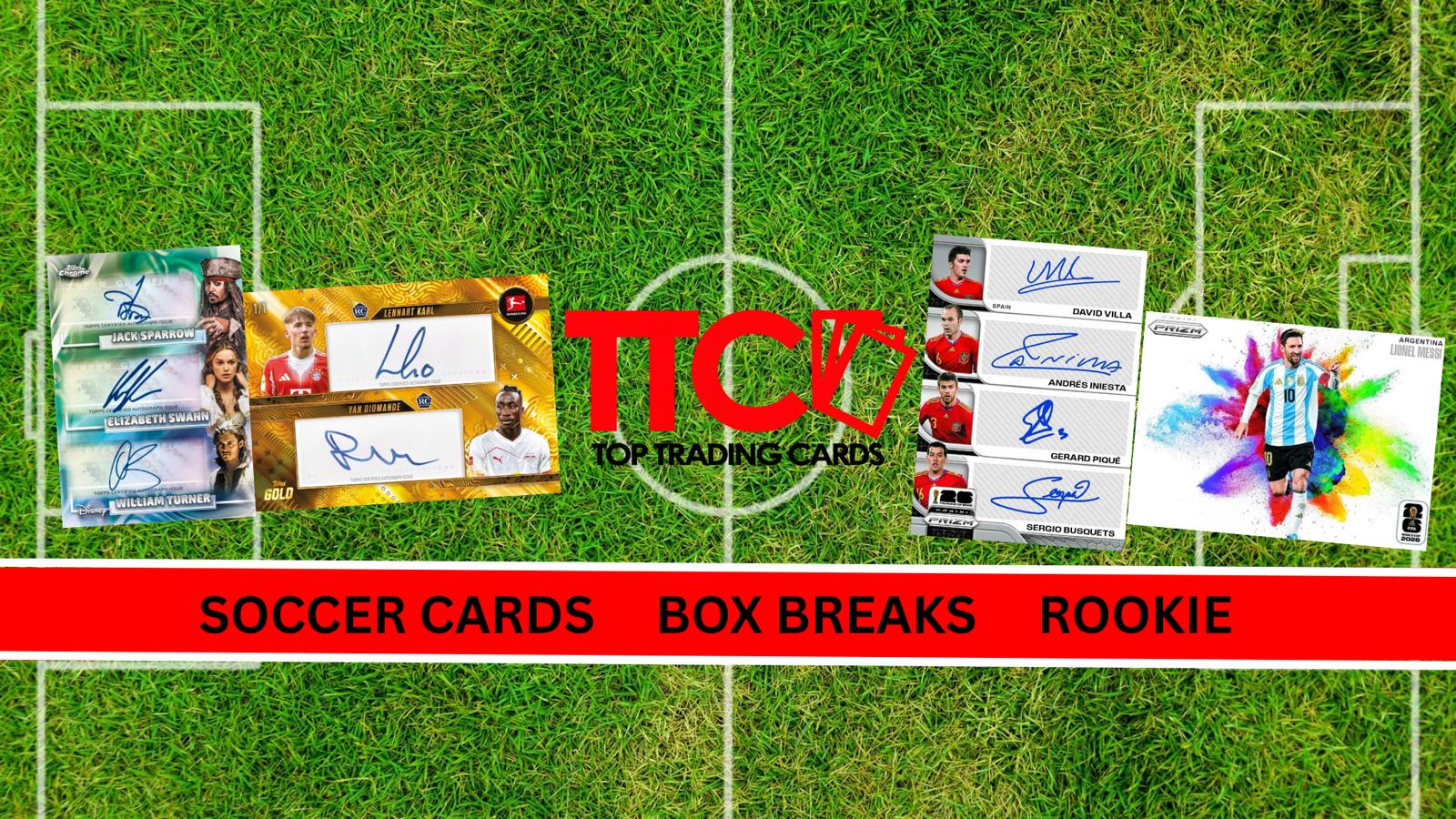 Discovery splash banner for TTC Soccer Cards & Box Breaks Discord server
