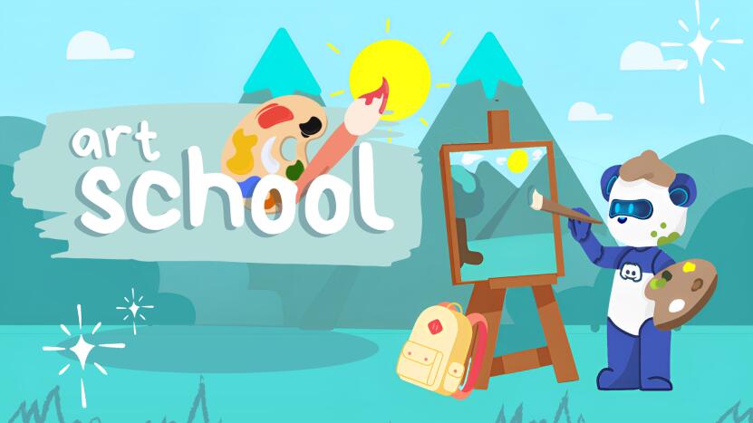 Discovery splash banner for Art School Discord server