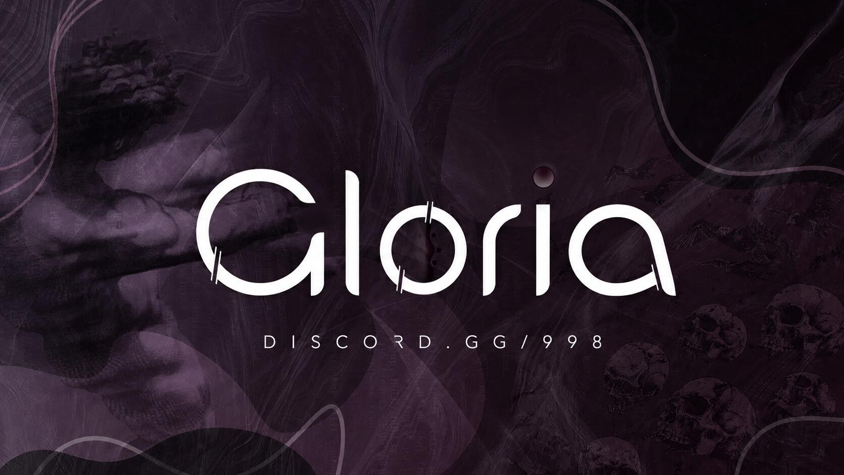 Discovery splash banner for Gloria Discord server
