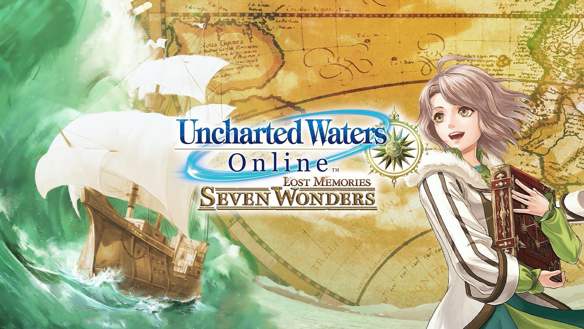 Discovery splash banner for Uncharted Waters Online Discord server