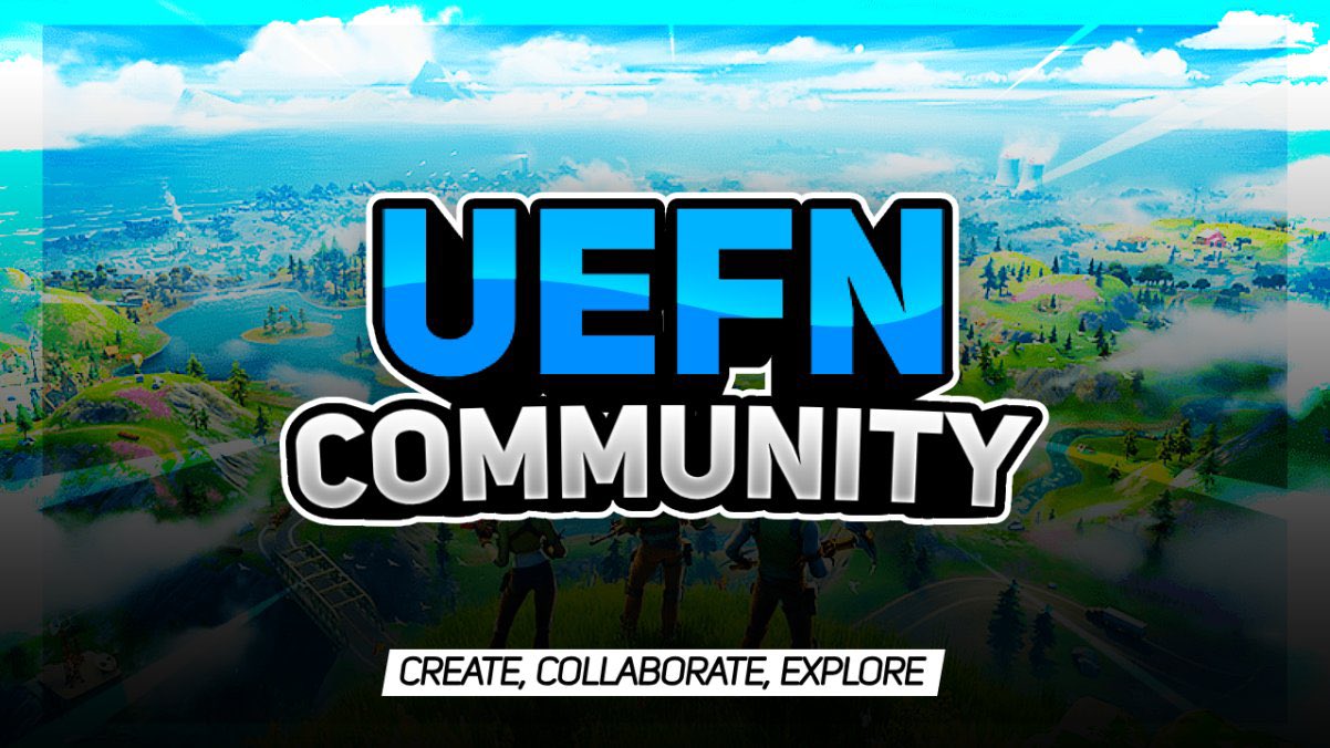 Discovery splash banner for UEFN Hub Discord server