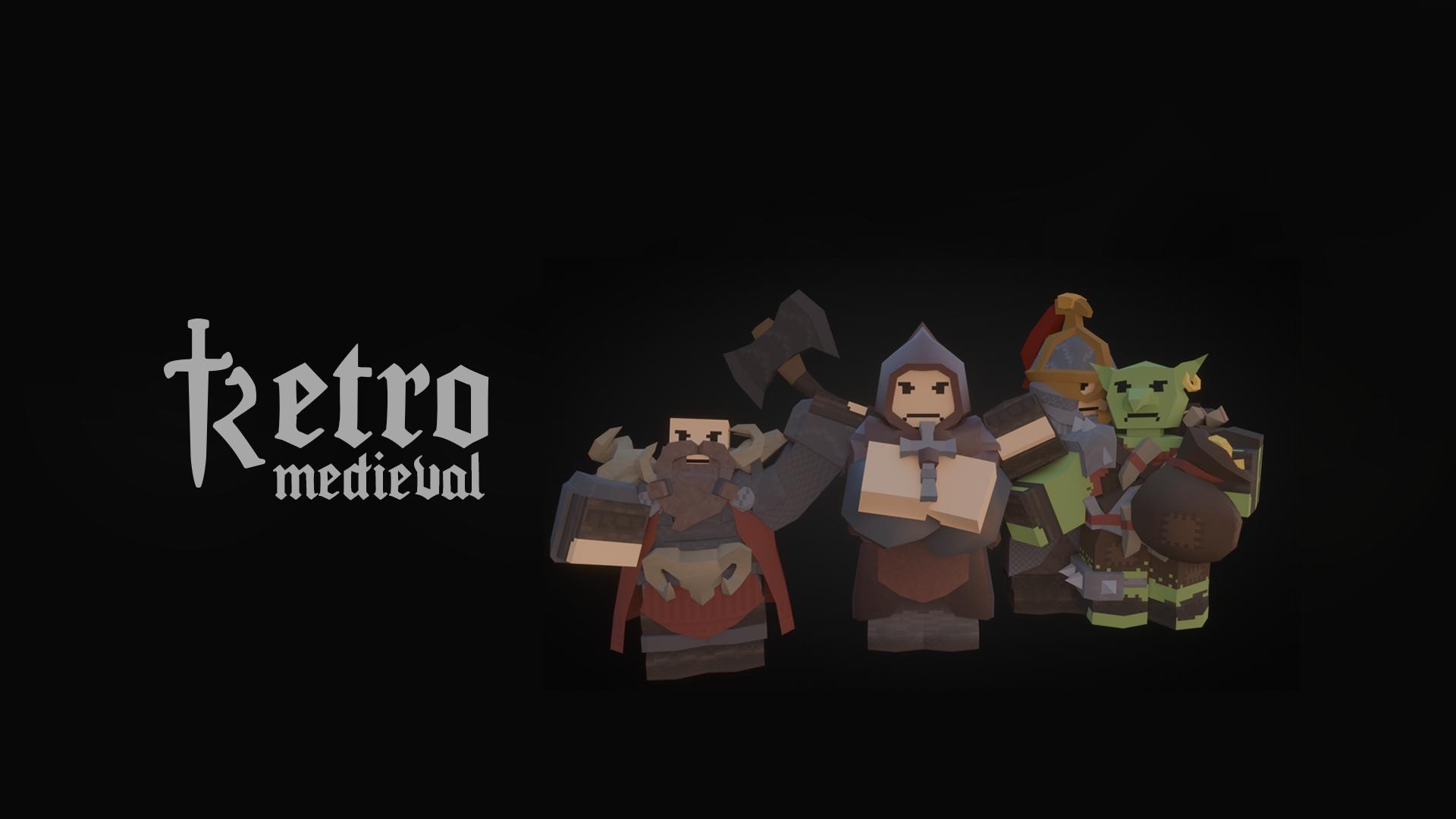 Discovery splash banner for Retro Medieval Discord server