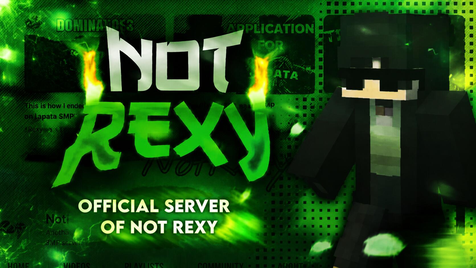 Discovery splash banner for NotRexy's Server Discord server